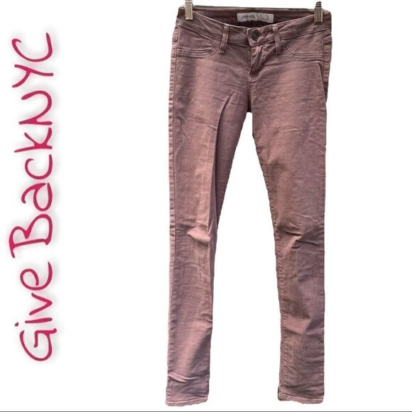 𝅺JUST USA Jeggings in Mauve Size 3 - Picture 1 of 4